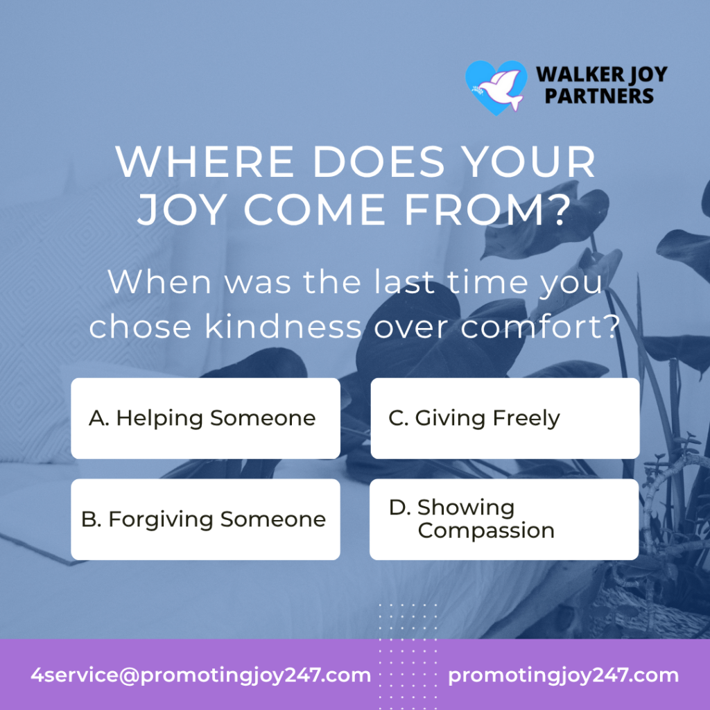 Where Does Your Joy Come From?